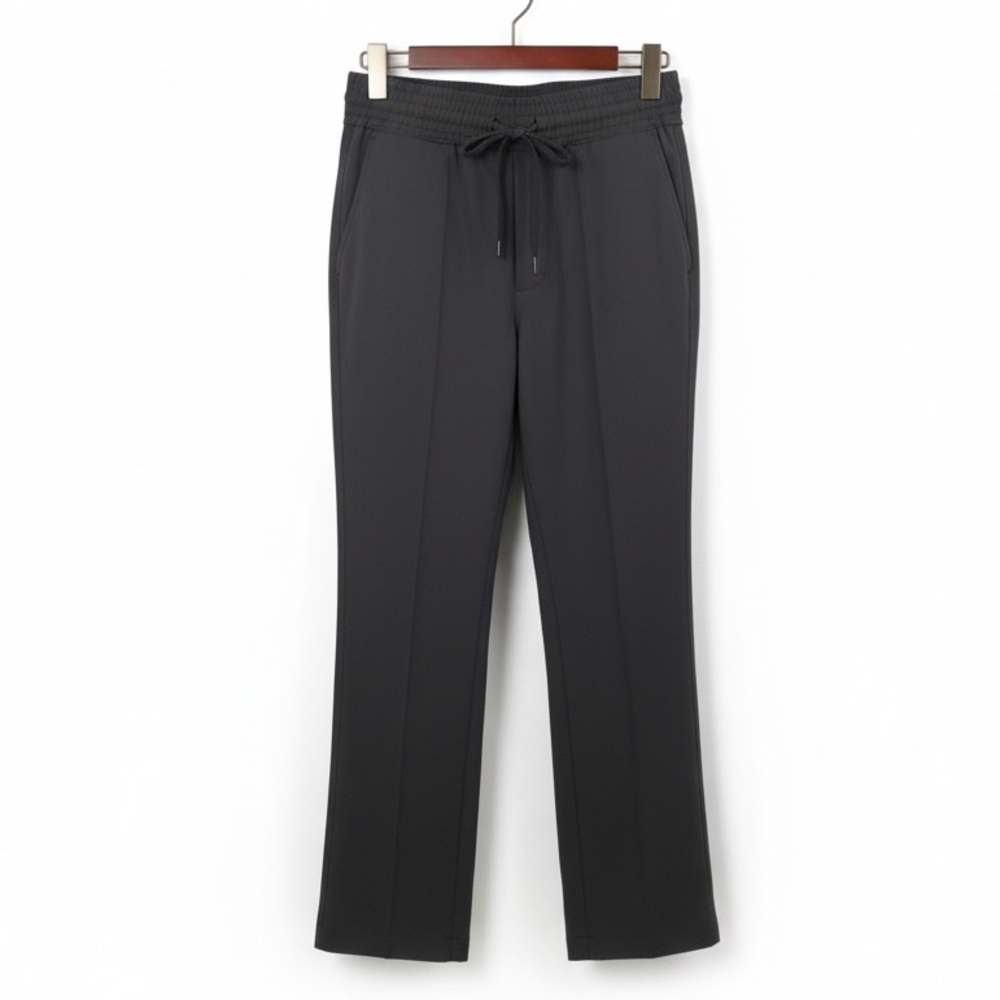 Mila Oven Black Pull‎ On Drawstring Trousers Size 0